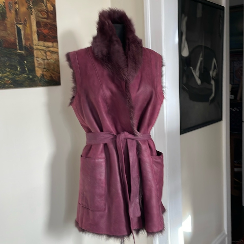 Vince Toscana fur vest